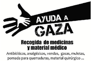 Recogida de alimentos y medicinas con destino a Gaza