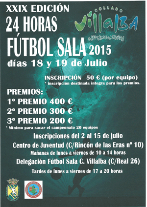 Veinticuatro horas de fútbol sala en Collado Villalba