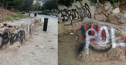 Incremento del vandalismo en Torrelodones