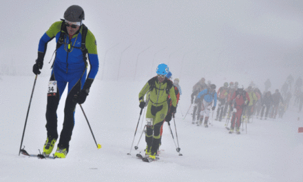 V Cronoescalada de esquí de montaña en Valdesquí