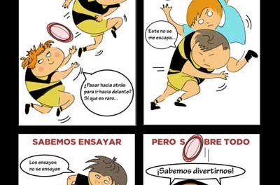 Festival de rugby en el Polideportivo de Hoyo de Manzanares