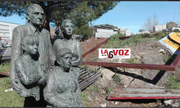 Retiran una escultura de José María Casanova y aparece en un descampado de Torrelodones