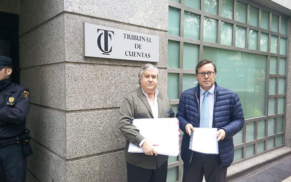 El paso inferior bajo la A6 de Torrelodones, al Tribunal de Cuentas