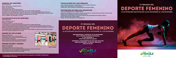 Semana del Deporte femenino en Collado Villalba