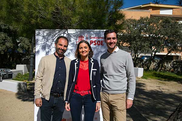 Reyes Maroto presentó al candidato socialista de Torrelodones