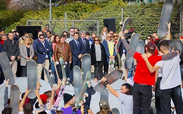 El presidente, Ángel Garrido, y el alcalde, José de la Uz, inauguraron las nuevas pistas Ignacio Echeverría