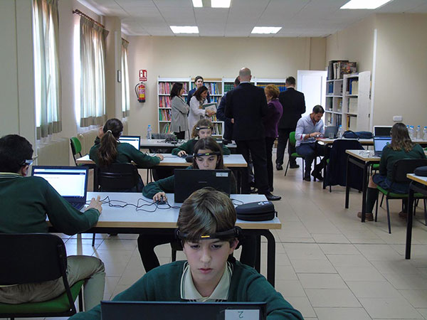 Los Sauces participa en un proyecto pionero para medir la concentración de los estudiantes