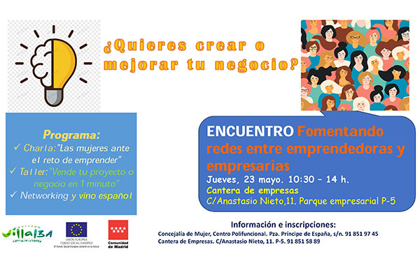 Encuentro entre mujeres emprendedoras y empresarias en Collado Villalba