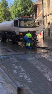 limpieza intensiva de calles