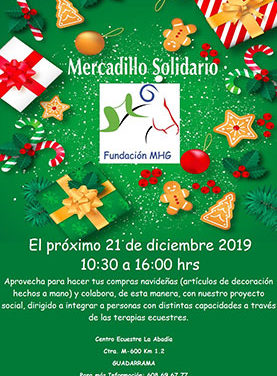 Mercado solidario a favor de la Fundación MHG en Guadarrama
