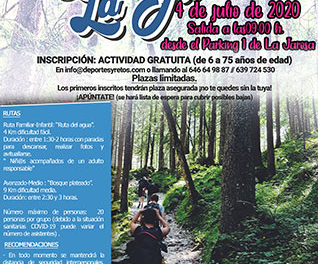 Ruta senderista para recorrer el entorno natural de La Jarosa