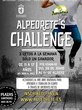 Alpedrete´s Challenge, un programa de ocio para los jóvenes