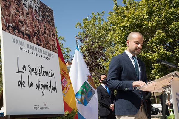Homenaje a las víctimas del terrorismo en Majadahonda
