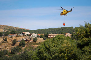 superficie quemada incendio Robledo