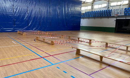 El Polideportivo de El Escorial modifica espacios y reduce aforos