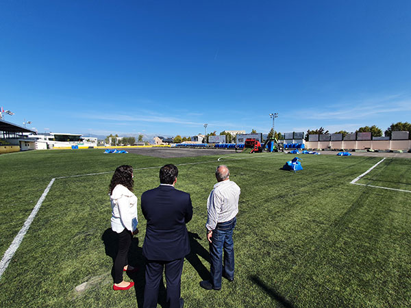 Obras en el campo de fútbol El Chopo por un importe de 230.000 euros