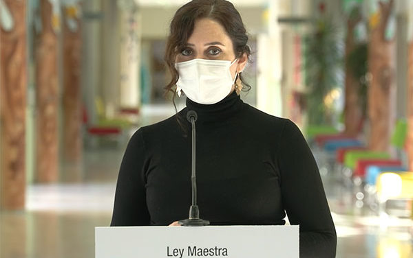 Díaz Ayuso valora positivamente que el Gobierno central declare la Comunidad zona catastrófica