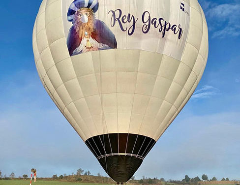 Los Reyes Magos comienzan a recorrer en globo Las Rozas