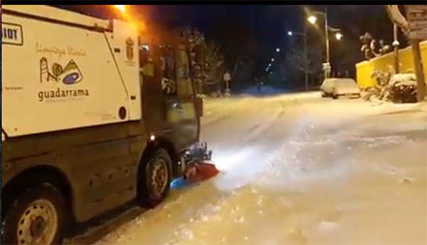 Guadarrama: despejados los principales viales y el acceso a servicios esenciales