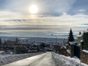 retirada nieve calles San Lorenzo