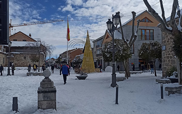 Torrelodones, tras el paso de la borrasca Filomena: averiada una quitanieves