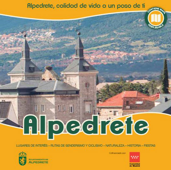 Plano turístico y audioguía de Alpedrete, impreso y digital