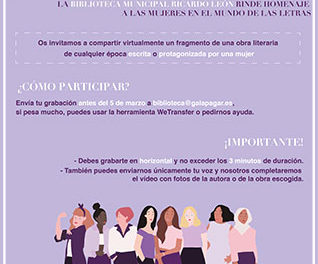 La Biblioteca Ricardo León celebra el Día de la Mujer con un recital literario virtual