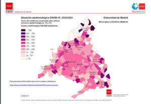 datos covid suben Torrelodones Galapagar