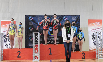 El Club Andraga de Gimnasia acrobática logra 5 medallas en el Open Autonómico de Andalucía