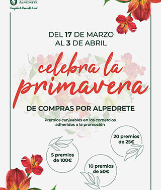 El Ayuntamiento de Alpedrete celebra la primavera con una campaña de promoción al comercio