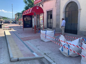 accesibilidad paradas autobús El Escorial