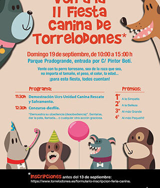 Torrelodones acoge la Feria canina con la unidad de rescate y salvamento, como plato fuerte