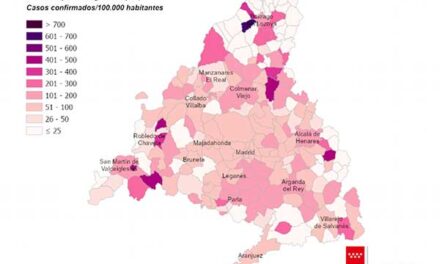 La tasa Covid en Las Rozas es de 57,22 casos