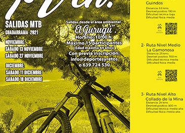 Turismo activo con rutas en bici por Guadarrama