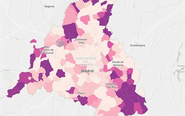 La incidencia baja de los 2.000 puntos a excepción de Collado Villalba