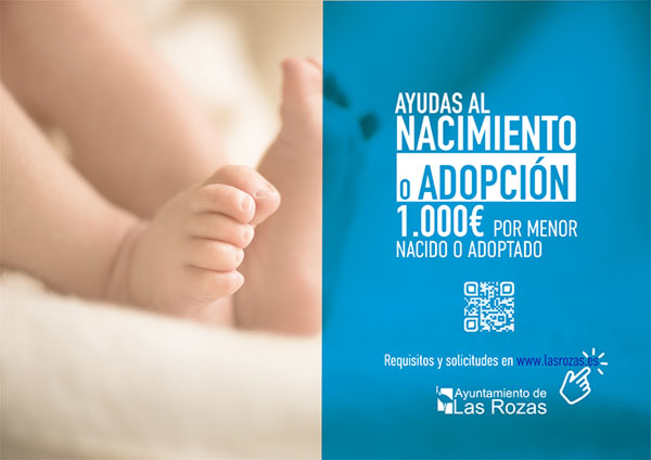 Las familias roceñas recibirán 1.000 € por nacimiento o adopción