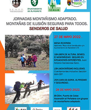 Alpedrete celebra unas jornadas de montañismo adaptado