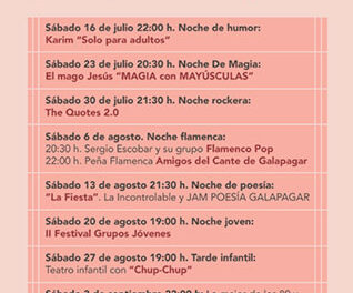 Humor, magia y espectáculos en los “Sábados de Gala” en Galapagar