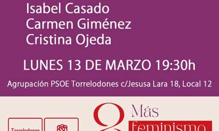 El PSOE de Torrelodones organiza un debate sobre igualdad