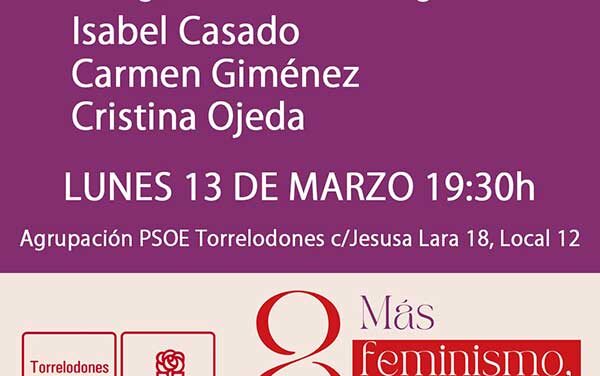 El PSOE de Torrelodones organiza un debate sobre igualdad