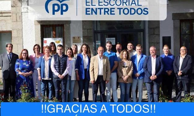 Antonio Vicente recupera la Alcaldía para el PP de El Escorial