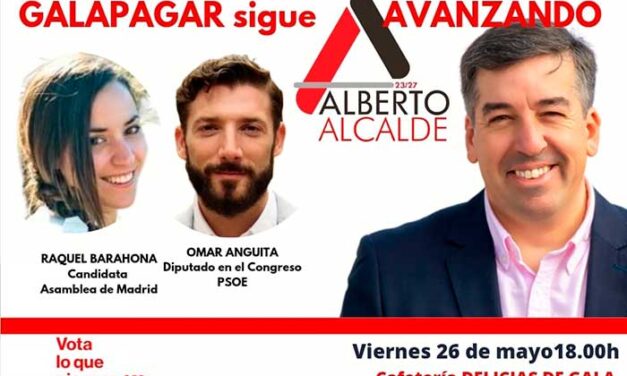 Acto de cierre de campaña del PSOE de Galapagar