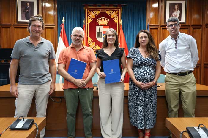 Nuevo convenio de colaboración entre el Ayuntamiento de San Lorenzo y la Asociación de Pequeña y Mediana Empresa