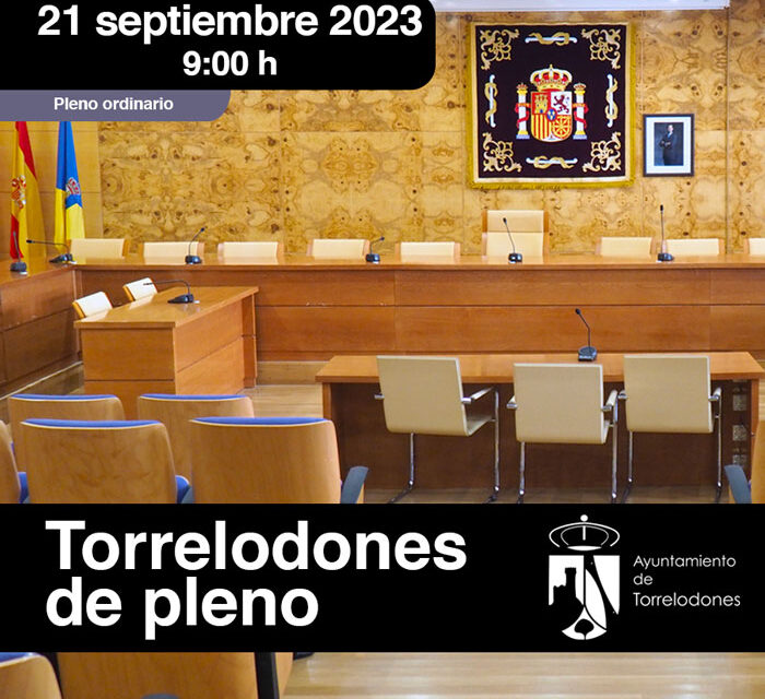 Torrelodones celebra el jueves Pleno Ordinario de septiembre