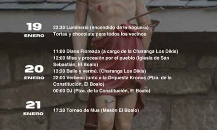 El Boalo comienza mañana viernes sus Fiestas en Honor a San Sebastián
