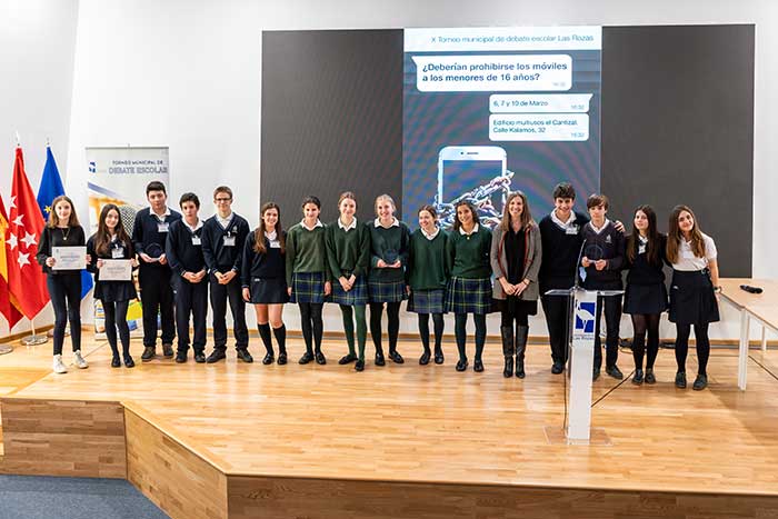 El colegio Orvalle gana el Torneo Escolar de Debate de Las Rozas