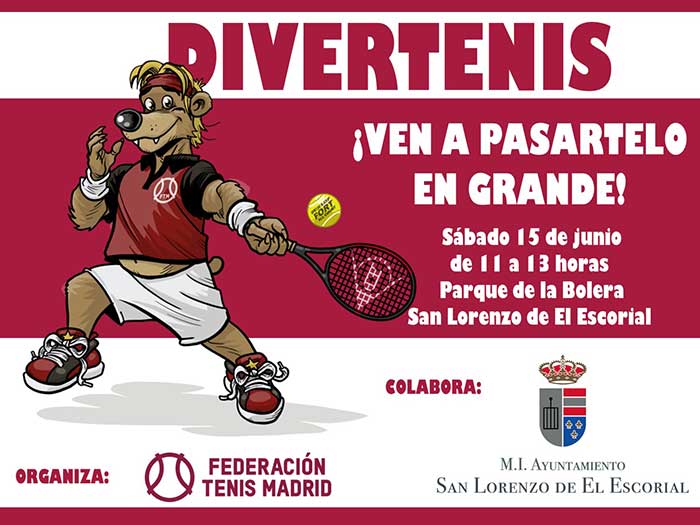 “Divertenis”, una mañana de tenis familiar en San Lorenzo de El Escorial