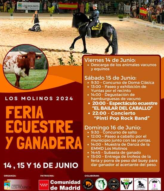 Hoy comienza en Los Molinos la Feria Ecuestre y Ganadera