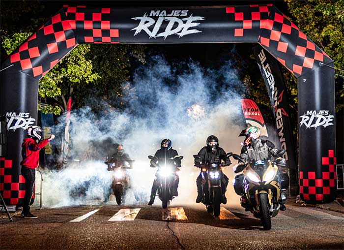 La “Majes Ride” llega a Alpedrete con más de 500 motoristas