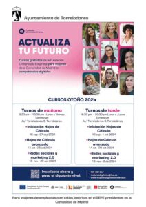 Torrelodones organiza cursos para mujeres basados en competencias digitales